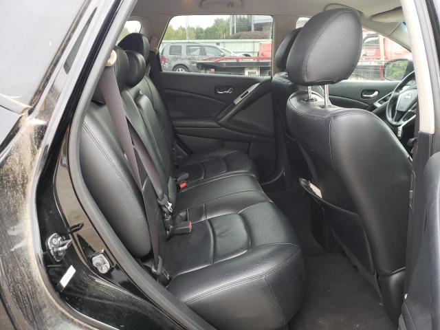 JN8AZ18W19W155969 - 2009 NISSAN MURANO BLACK photo 6