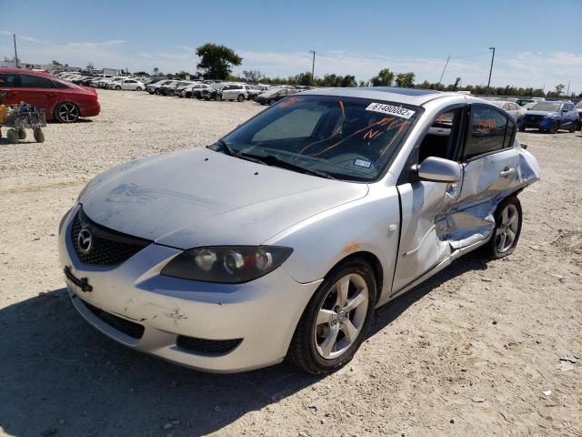 JM1BK12F451263944 - 2005 MAZDA 3 I SILVER photo 2