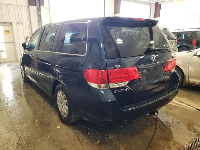 5FNRL382X9B036766 - 2009 HONDA ODYSSEY LX BLACK photo 3