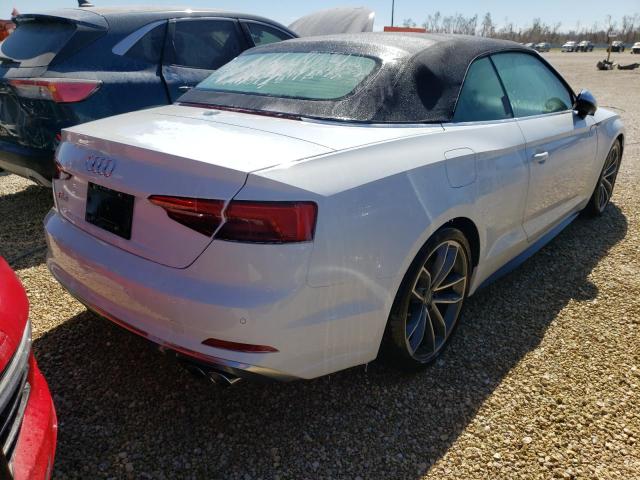WAU24GF58JN002086 - 2018 AUDI S5 PRESTIG WHITE photo 4