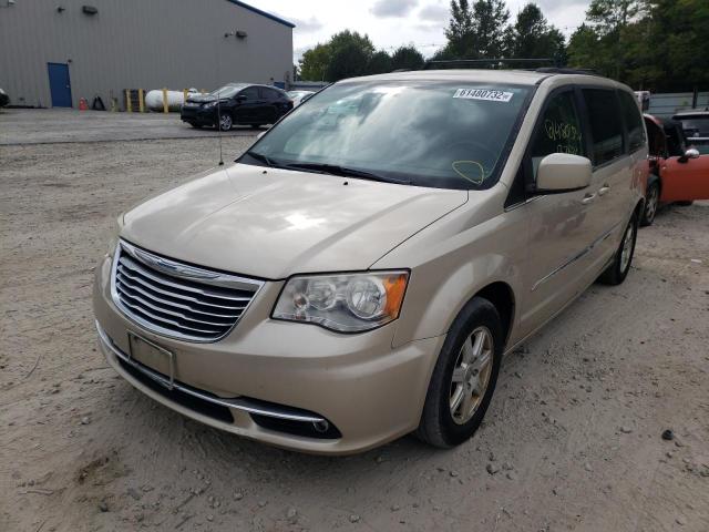 2C4RC1BG5CR305387 - 2012 CHRYSLER TOWN & COU BEIGE photo 2