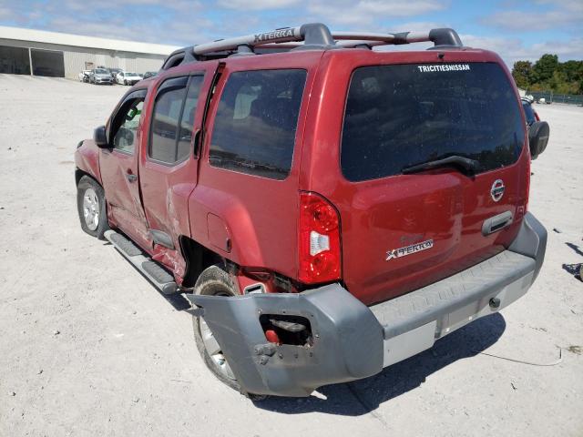 5N1AN0NW6DN825595 - 2013 NISSAN XTERRA X RED photo 3