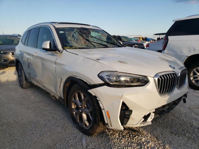 5UX43DP07N9J57130 - 2022 BMW X3 WHITE photo 1