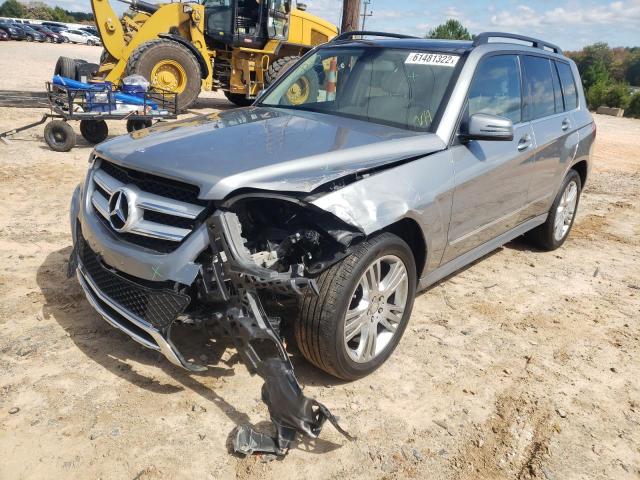 WDCGG8JB9DF974386 - 2013 MERCEDES-BENZ GLK 350 4M SILVER photo 2