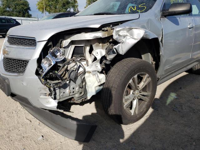 2GNFLCEK2D6404449 - 2013 CHEVROLET EQUINOX SILVER photo 9