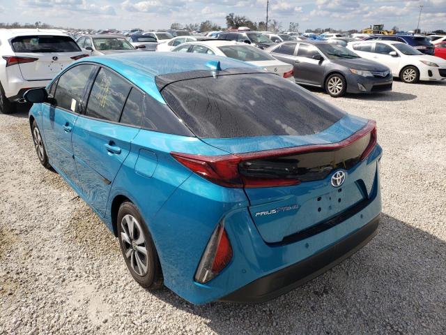 JTDKARFP4J3093250 - 2018 TOYOTA PRIUS PRIM 蓝色 照片 3