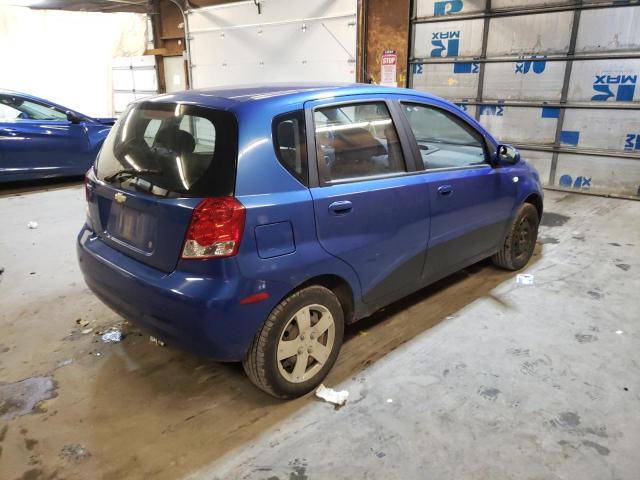 KL1TD66657B747891 - 2007 CHEVROLET AVEO BASE BLUE photo 4