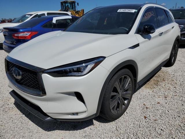 3PCAJ5M19LF119429 - 2020 INFINITI QX50 PURE WHITE photo 2