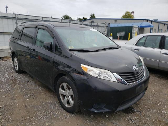 5TDKK3DC1BS175530 - 2011 TOYOTA SIENNA LE BLACK photo 1