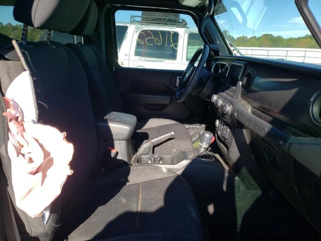 1C4HJXAG6MW715355 - 2021 JEEP WRANGLER S GREEN photo 5