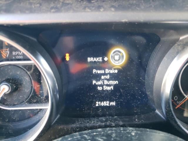 1C4HJXAG6MW715355 - 2021 JEEP WRANGLER S GREEN photo 8