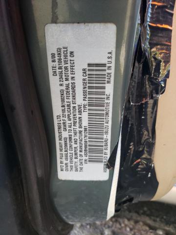 4S3BH665917612861 - 2001 SUBARU LEGACY OUTBACK  photo 10