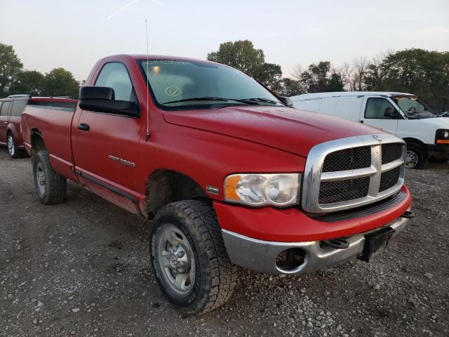 3D7KS26D25G798616 - 2005 DODGE RAM 2500 S RED photo 1