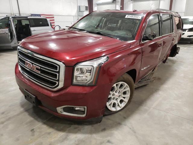 1GKS2GKC4JR313878 - 2018 GMC YUKON XL K MAROON photo 2