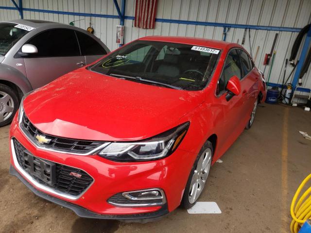 1G1BF5SM8H7112559 - 2017 CHEVROLET CRUZE PREM RED photo 2