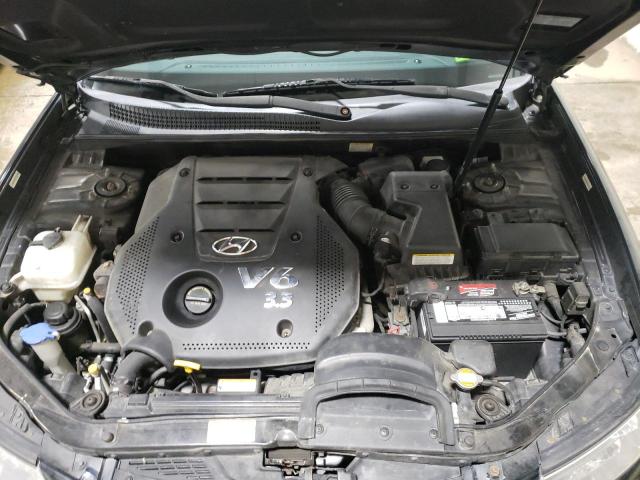 5NPET46F28H327255 - 2008 HYUNDAI SONATA GLS BLACK photo 7