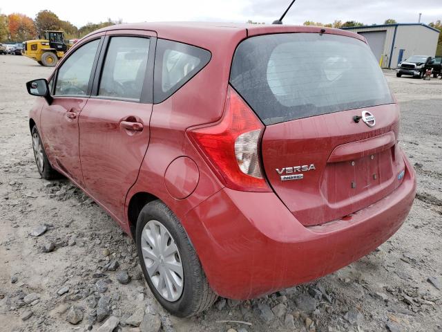 3N1CE2CP8FL391352 - 2015 NISSAN VERSA RED photo 3