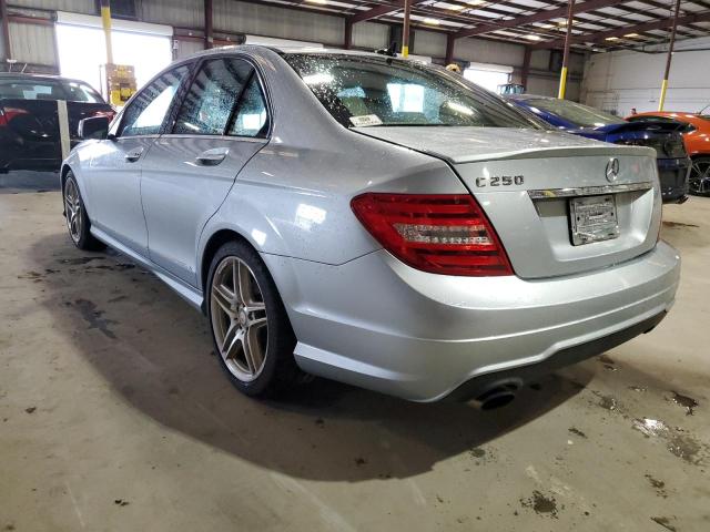 WDDGF4HB8DA770124 - 2013 MERCEDES-BENZ C 250 SILVER photo 3