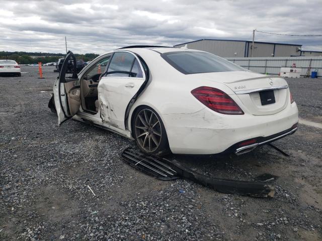 W1KUG8DB8LA558349 - 2020 MERCEDES-BENZ S 560 WHITE photo 3