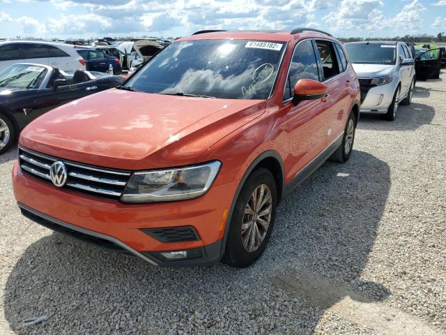 3VV3B7AX4JM025432 - 2018 VOLKSWAGEN TIGUAN SE ORANGE photo 2