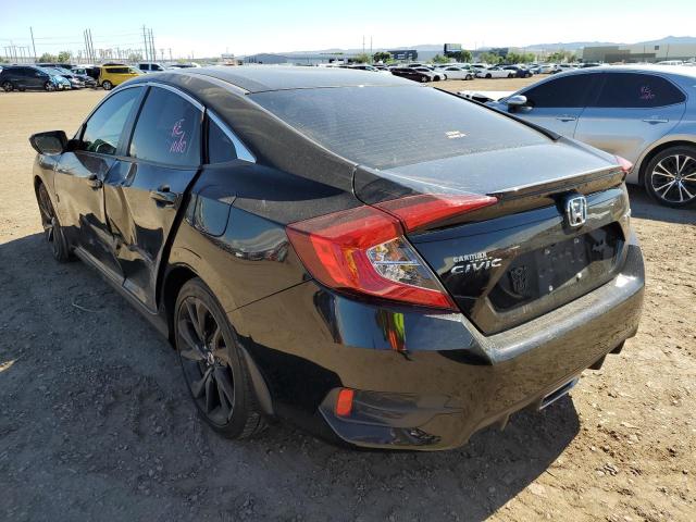 19XFC2F83KE011496 - 2019 HONDA CIVIC SPOR BLACK photo 3