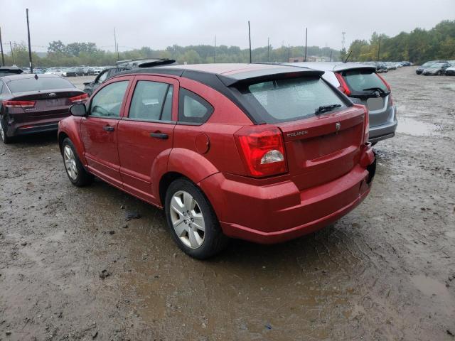 1B3HB48B37D510972 - 2007 DODGE CALIBER SX RED photo 3