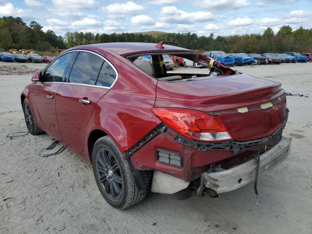 2G4GS5ER9D9165680 - 2013 BUICK REGAL PREM RED photo 3