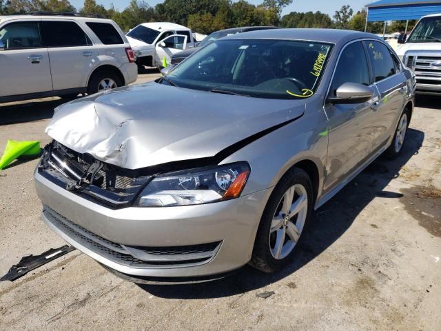 1VWBP7A31CC042330 - 2012 VOLKSWAGEN PASSAT SE SILVER photo 2