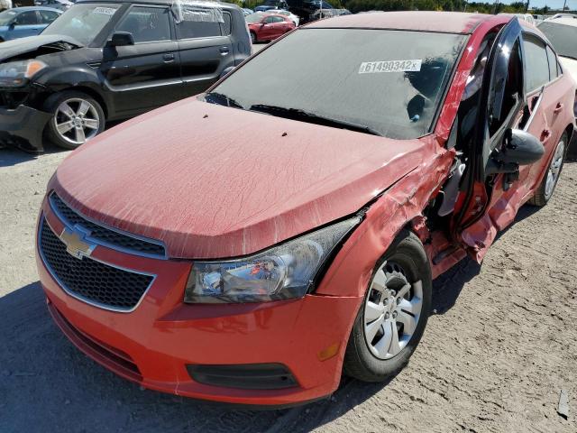 1G1PA5SH1E7128928 - 2014 CHEVROLET CRUZE LS RED photo 9