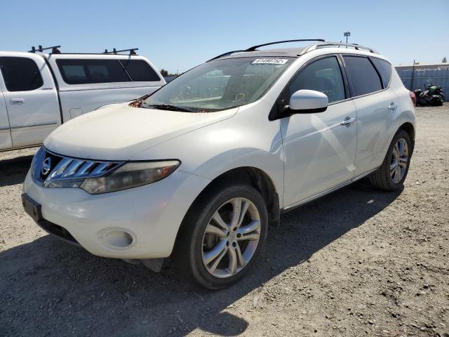 JN8AZ18W49W113098 - 2012 NISSAN MURANO WHITE photo 2