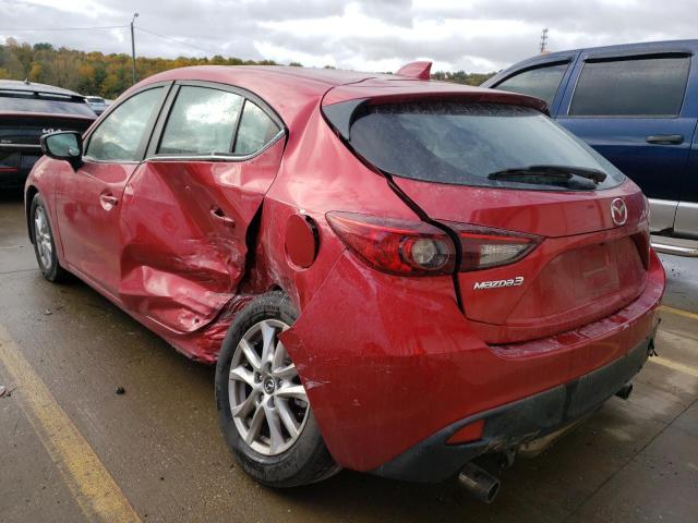 3MZBM1N70GM265000 - 2016 MAZDA MAZDA3 RED photo 9