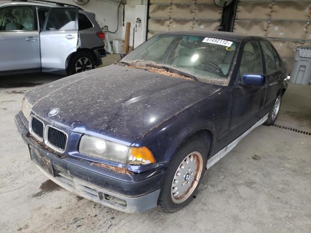 WBACB431XPFL07294 - 1993 BMW 325 I AUTO BLUE photo 2