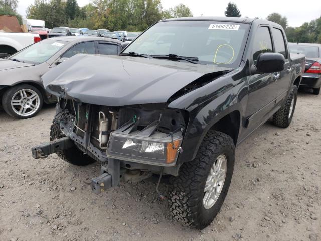 1GCHTCFE8C8104143 - 2012 CHEVROLET COLORADO L BLACK photo 2