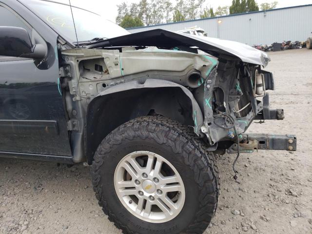 1GCHTCFE8C8104143 - 2012 CHEVROLET COLORADO L BLACK photo 9