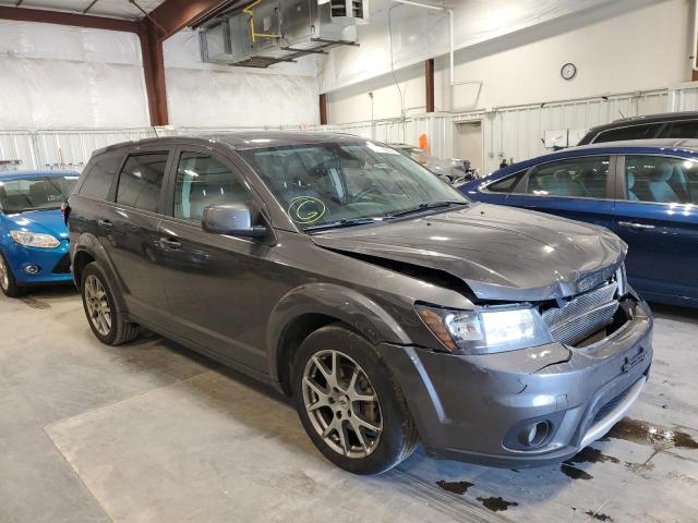 3C4PDDEG0JT389274 - 2018 DODGE JOURNEY GT GRAY photo 1