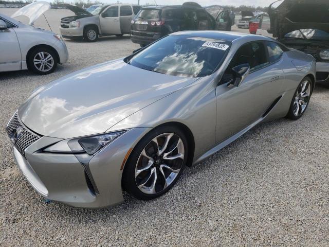 JTHHP5AY8JA000760 - 2018 LEXUS LC 500 TAN photo 2