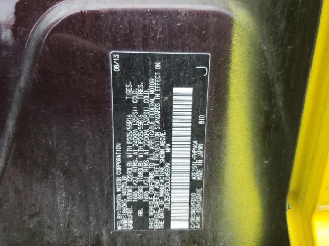 JTLZE4FE3DJ045599 - 2013 TOYOTA SCION XB ყვითელი ფოტო 10