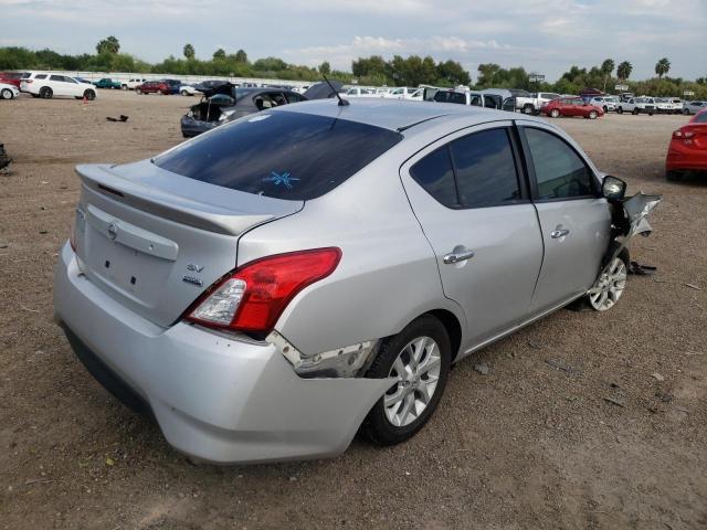 3N1CN7AP5JL887766 - 2018 NISSAN VERSA SILVER photo 4