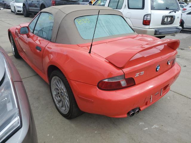 4USCN53442LJ60484 - 2002 BMW Z3 3.0 RED photo 3