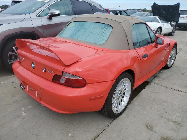 4USCN53442LJ60484 - 2002 BMW Z3 3.0 RED photo 4