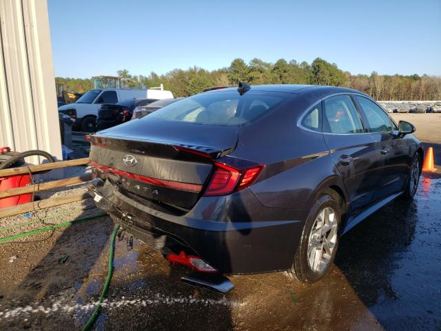 5NPEF4JA9LH039180 - 2020 HYUNDAI SONATA SEL GRAY photo 4