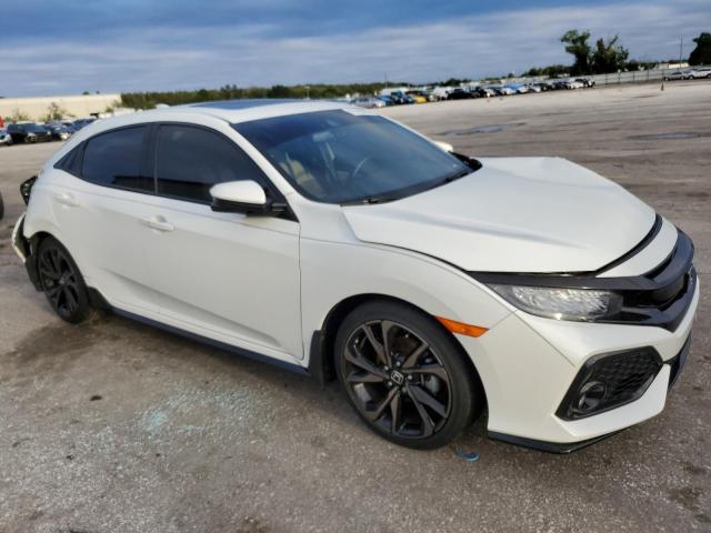 SHHFK7H9XKU219728 - 2019 HONDA CIVIC SPOR WHITE photo 1