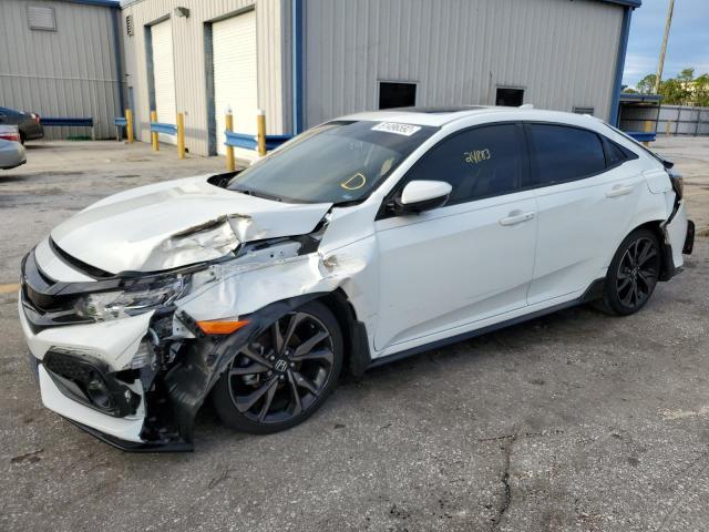 SHHFK7H9XKU219728 - 2019 HONDA CIVIC SPOR WHITE photo 2