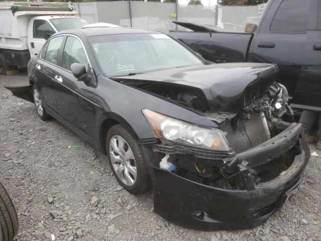 1HGCP36808A055417 - 2008 HONDA ACCORD EXL BLACK photo 1