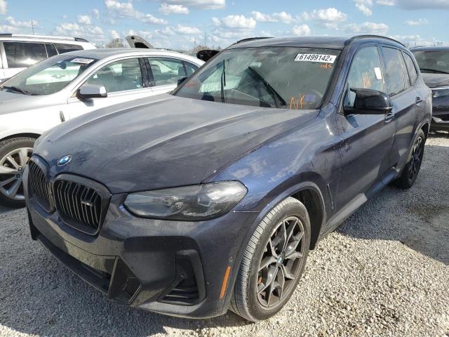 5UX83DP03N9J05589 - 2022 BMW X3 XDRIVEM BLUE photo 2