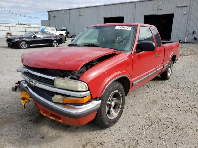 1GCCS19X5X8136195 - 1999 CHEVROLET S TRUCK S1 RED photo 2