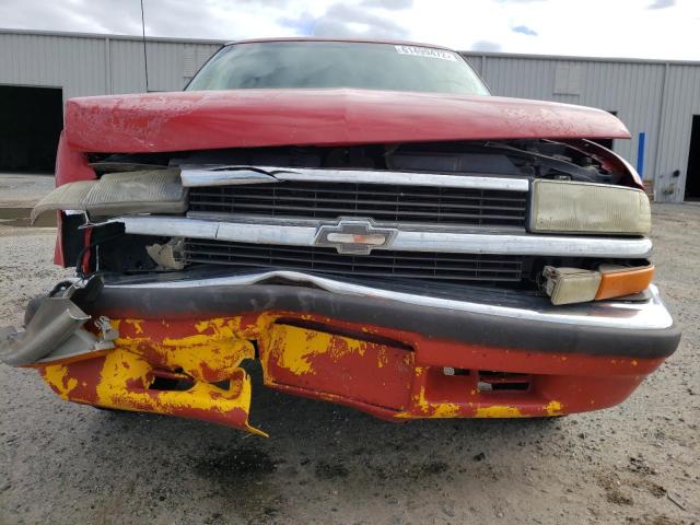 1GCCS19X5X8136195 - 1999 CHEVROLET S TRUCK S1 RED photo 9