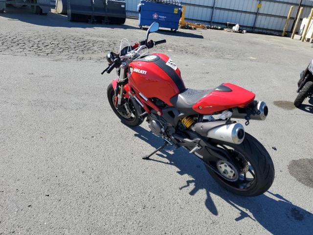 ZDM1RANN2EB075156 - 2014 DUCATI MONSTER 79 RED photo 3