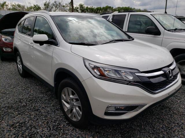 5J6RM3H76GL005334 - 2016 HONDA CR-V EXL WHITE photo 1