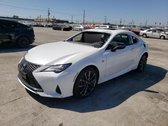 JTHGZ5BC4M5023698 - 2021 LEXUS RC 350 BAS WHITE photo 2